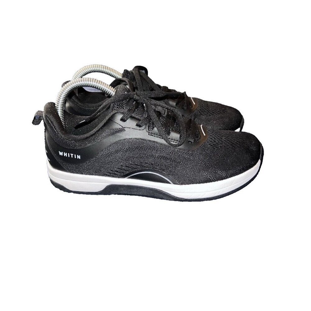 WHITIN Box Road Barefoot Running Shoes Womens 38 / 7.5 Black Lace Up Low Top